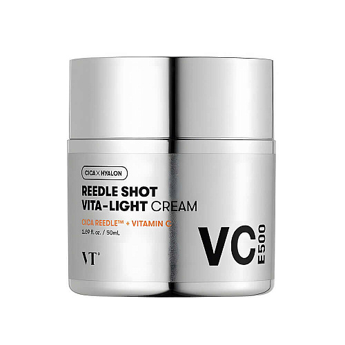 VT Cosmetics Осветляющий крем с микроиглами, витамином E и С Reedle Shot Vita-light Cream, 50 мл