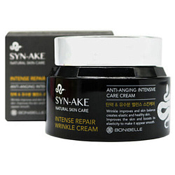 BONIBELLE Enough Крем для лица с змеиным пептидом – Bonibelle syn-ake intense repair wrinkle cream, 80мл