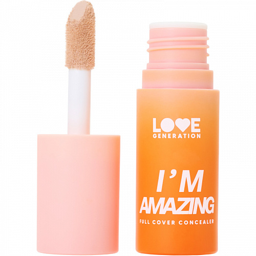 Love Generation Консилер перекрывающий Full Cover Concealer "I’m Amazing" (01 светлый бежевый)