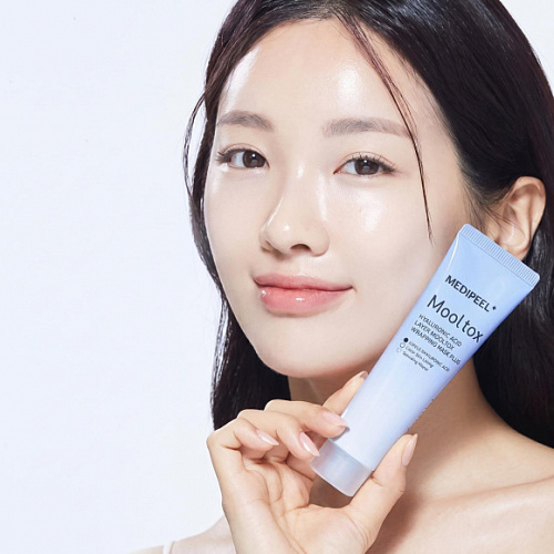 MEDI-PEEL Охлаждающая маска-плёнка с эффектом лифтинга Mooltox Hyaluron Layer Wrapping Mask, 70 мл