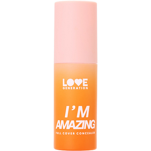 Love Generation Консилер перекрывающий Full Cover Concealer "I’m Amazing" (01 светлый бежевый)