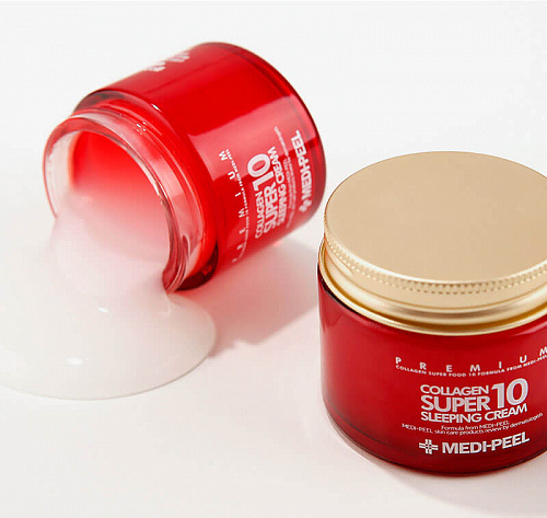 MEDI-PEEL Ночной крем для лица с коллагеном Collagen Super10 Sleeping Cream 70 мл