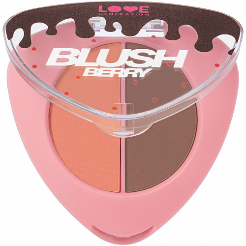 Love Generation Палетка для контуринга лица Countouring Face Palette (BlushBerry. 01)